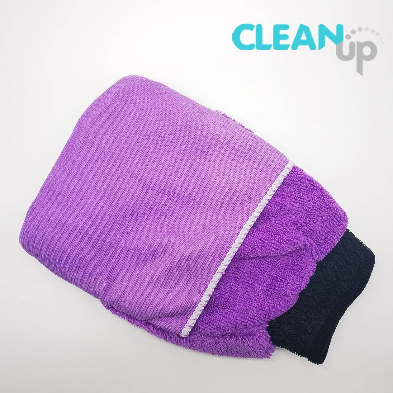 Household Custom Design Lady Use Microfibre Cleaning Wash Gloves