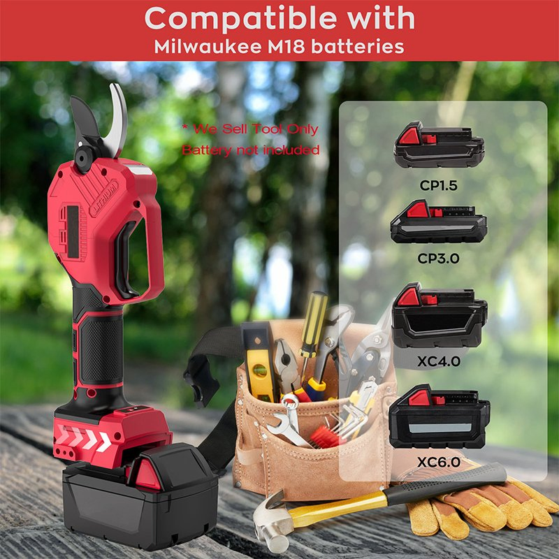 Аккумуляторные электрические секаторы для веток 38 мм