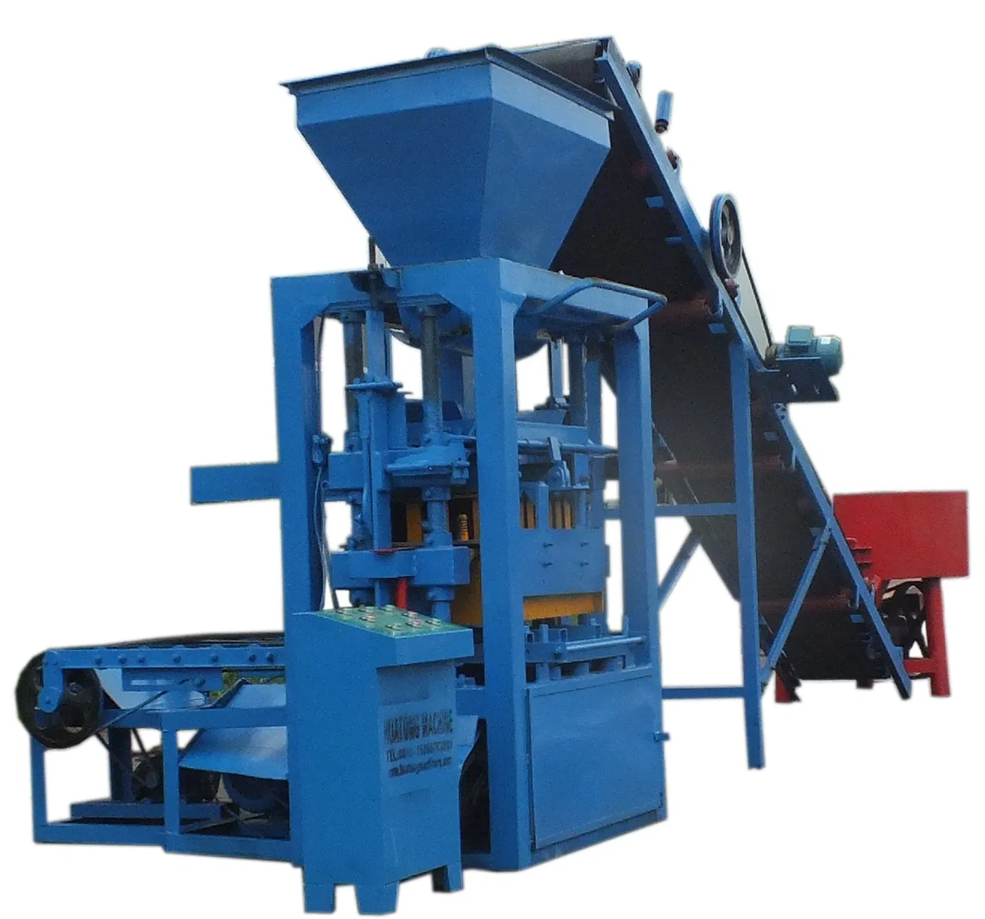 Qtj4-40 Concrete Block Brick Machine