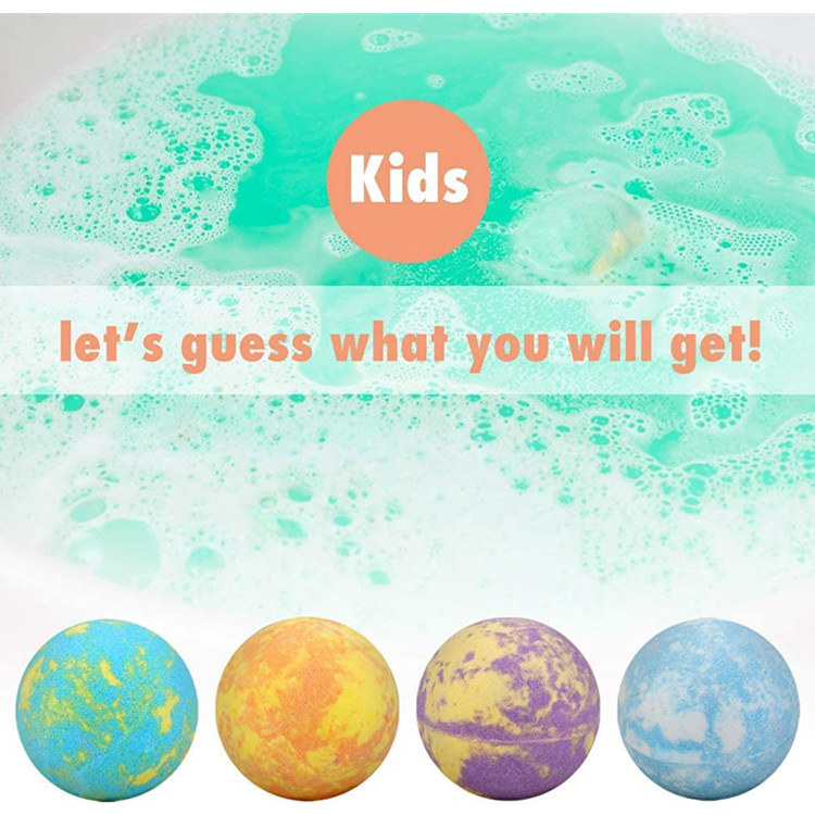 OEM Custom Gentle Handmade SPA Bath Fizz Balls Kit 12PCS