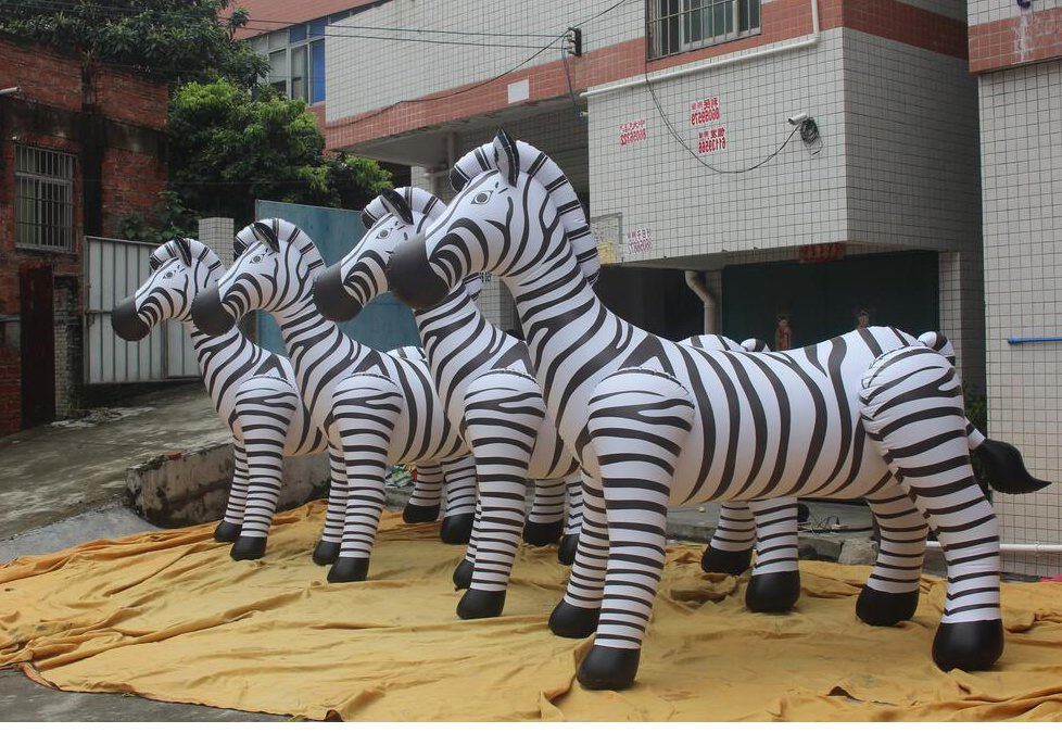 Boyi Inflatable Advertisnig Zebra Animal Inflatable Zebra Horse