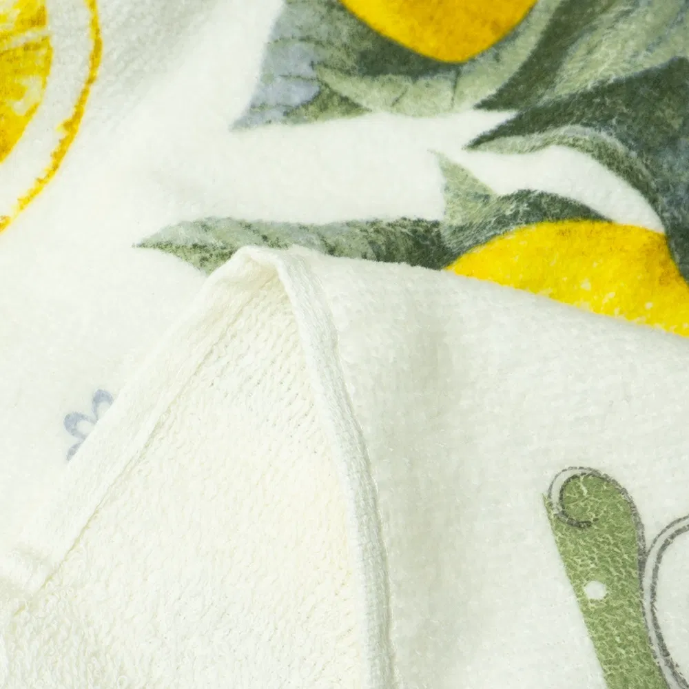 Multi-Purpose Custom Printed Cotton Terry Towelling Super Absorbent Kitchen Towels