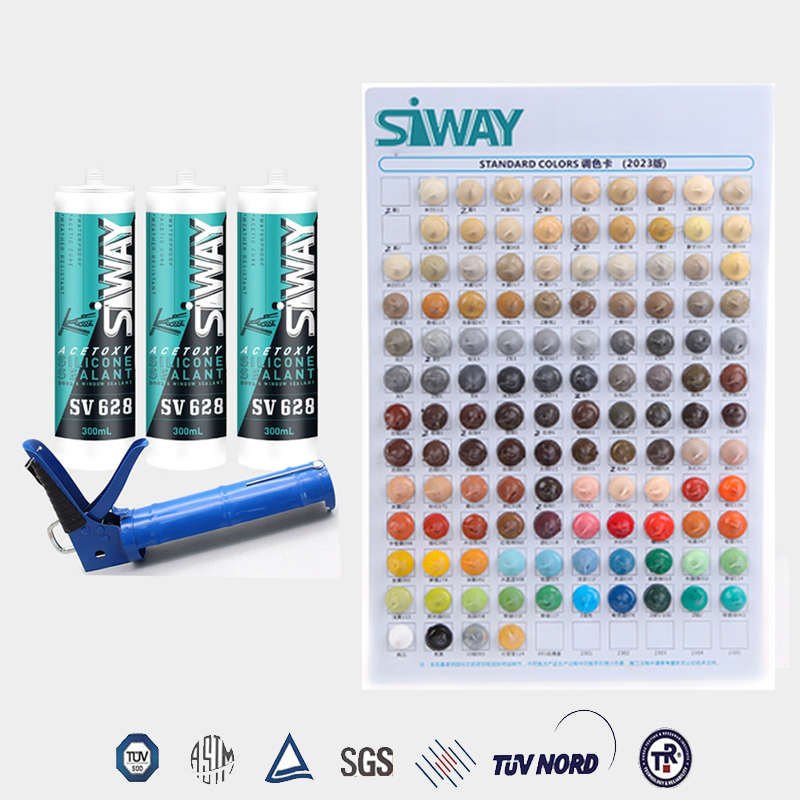 Acetic Instant Adhesive Silicone Anti-Mildew Sealant Used in Decorative Caulking Seal