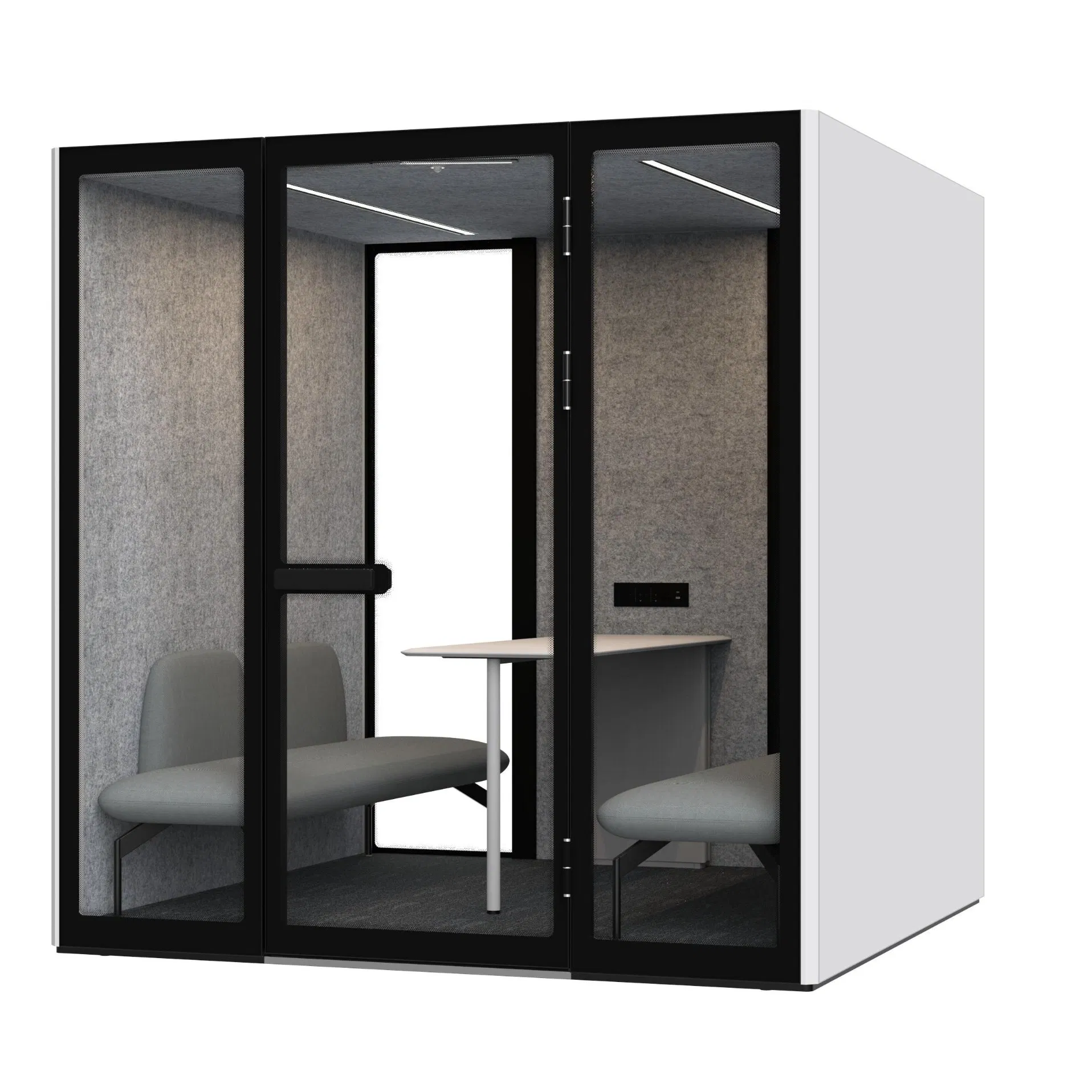 Movable Privacy Office Pod for Commercial Meeting Negotiation Cabin Hotel Pod