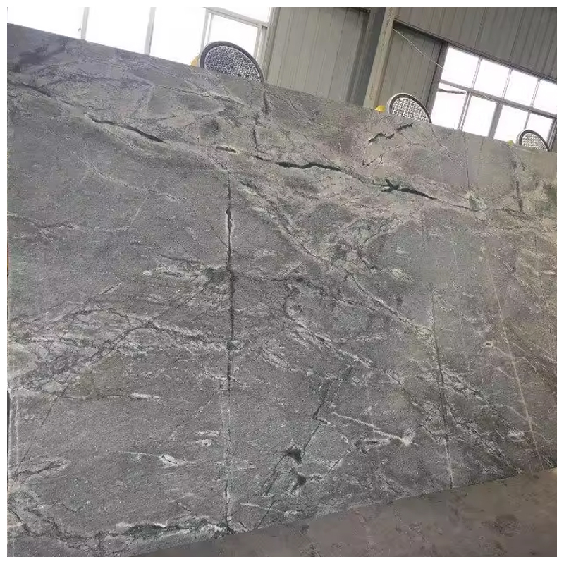 Chinese Atlantic Grey Quartzite/Lava Stone Slabs for Countertops and Tiles