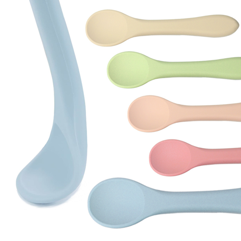 Food Grade Silicone Baby Spoon Set