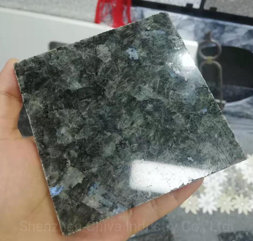 New Blue/Pearl Granite Polish Tile Cheap/Price Natural Cladding/Facade Wall/Curtain Stone