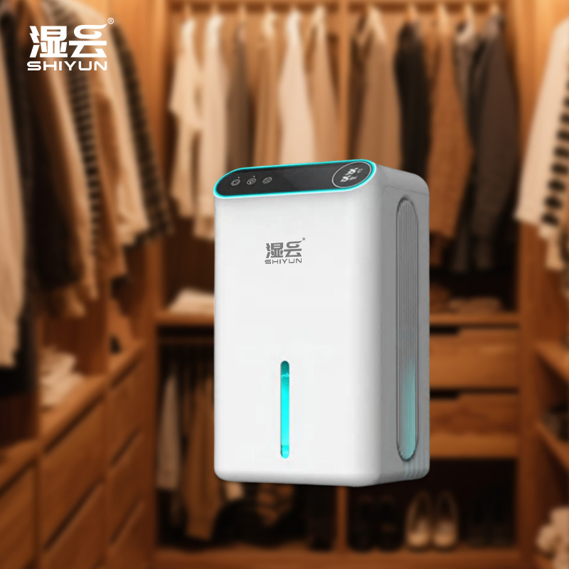 1.6L Dual-Conductor Dehumidifier with Touch Screen & Negative Ion, Small Home Use Quiet