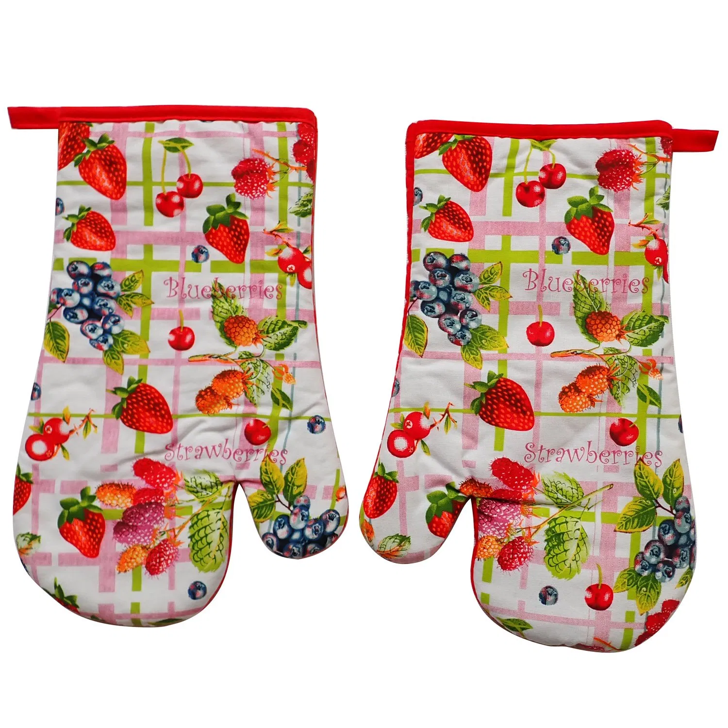 High-Temperature Microwave Oven Glove Heat Resistant Insulating Printing Home Oven Mitts Easy Clean 500f° Heat Resistant BBQ Baking Grilling Oven Mitt