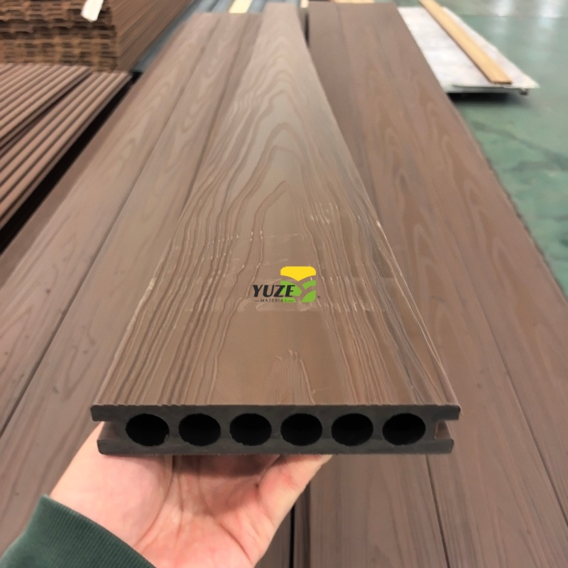 PE Decking Panels Featuring Natural Timber-Like Color Selection