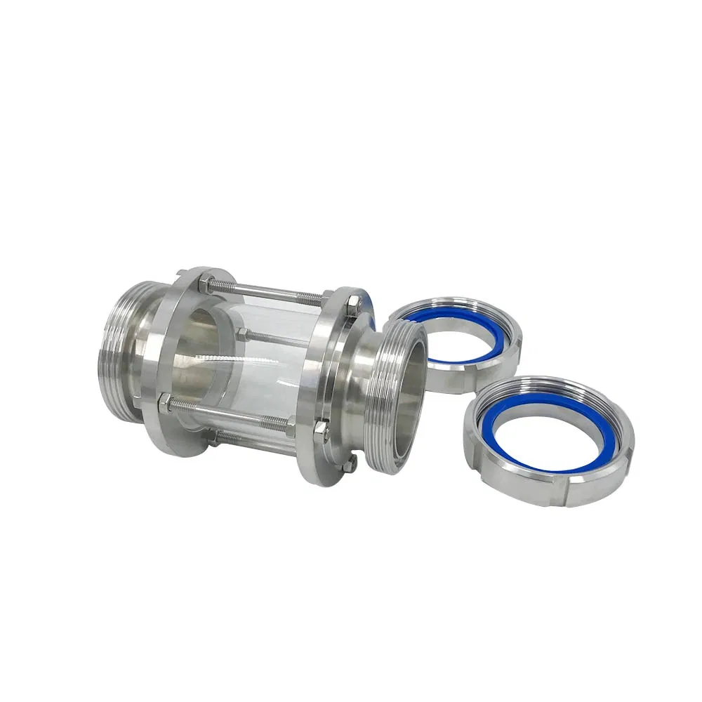 Sanitary Stainless Steel Fitting Tri Clamp Sight Glass 304 316 Stainless Steel Sight Glass Tube Mirror