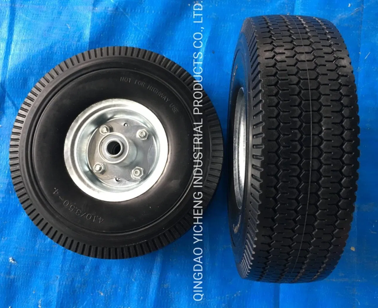 Popular Pattern Wheelbarrow Wheel and PU Foam Wheel Lawn Mover Wheel