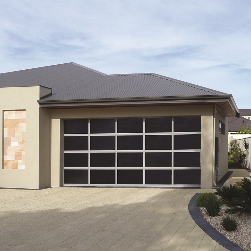 Manufacturer Customized Glass Garage Door Tempered Glass 9X8 Garage Doors with Opener