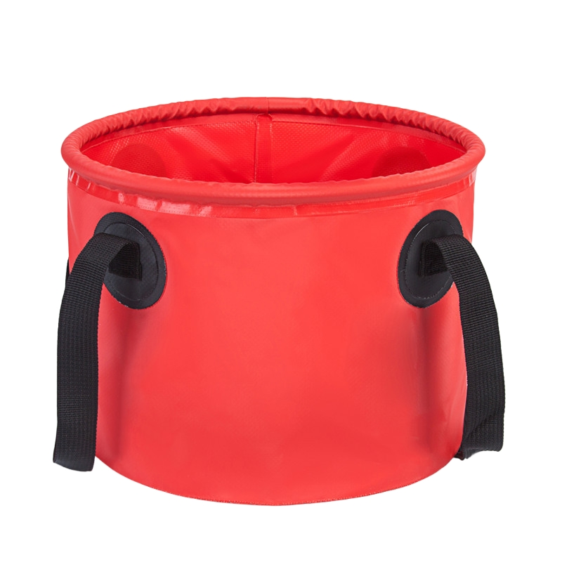 Outdoor Folding Bucket for Fishing Washing Camping PVC Material Convenient Foot Bucket, Travel Camping Items