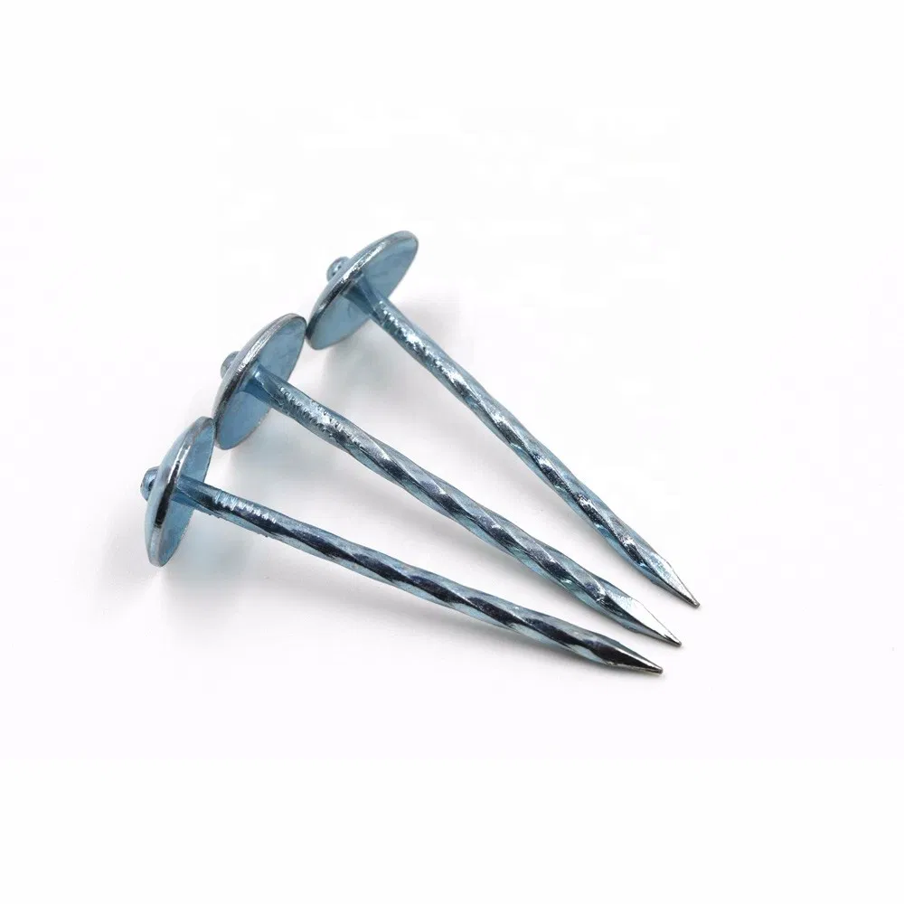 Chinese Manufacture Q195 Steel Umbrella Head Roofing Nail