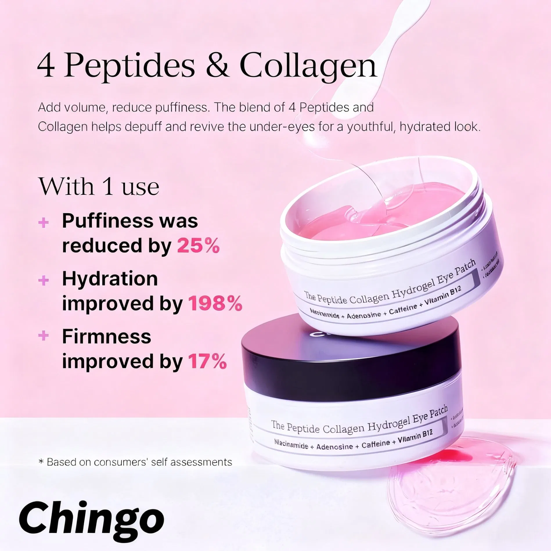 Hyaluronic Acid Eye Treatment Deep Moisture for Smooth Under Eyemask