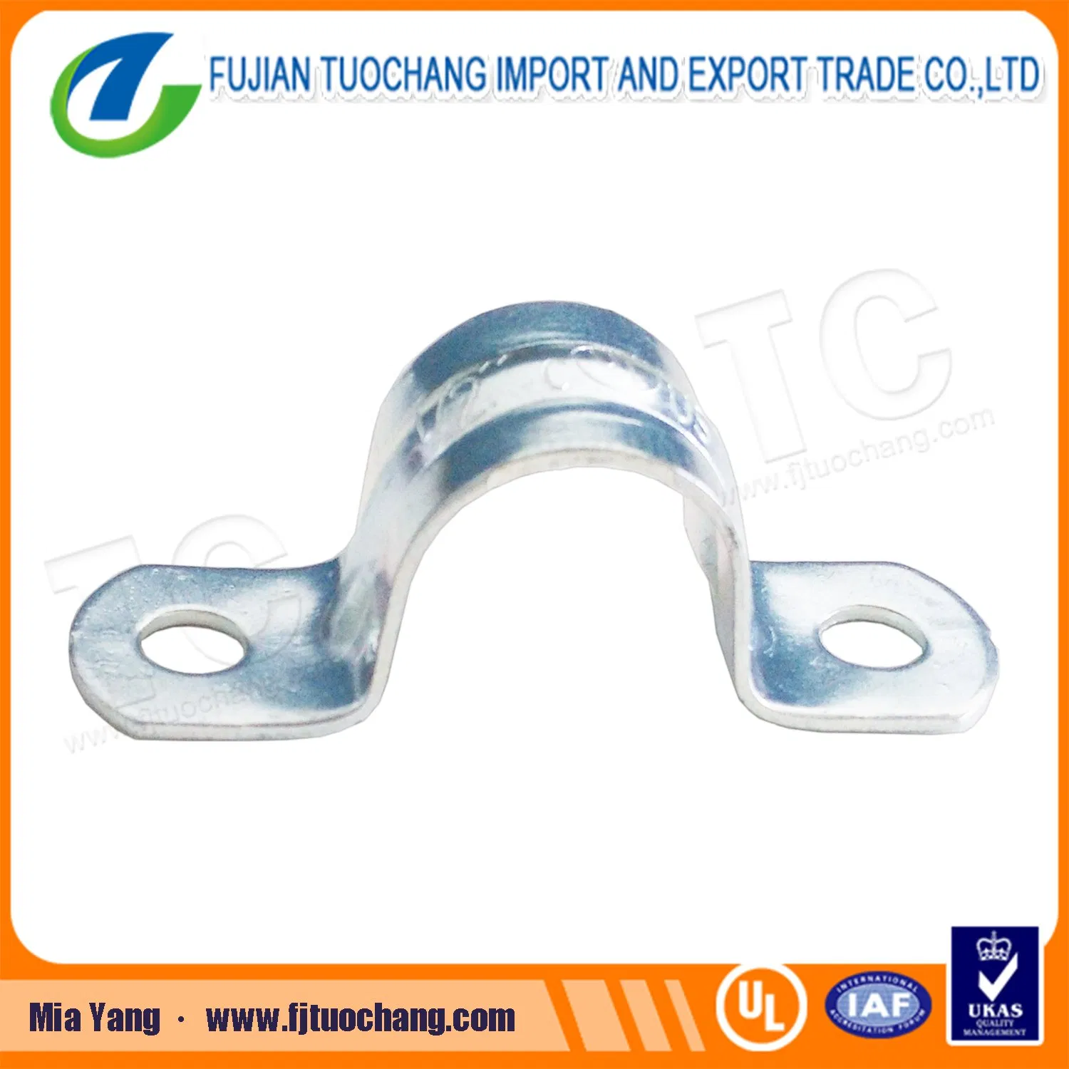 Warehouse Wholesale Two-Hole Strap Rigid Metal Conduit