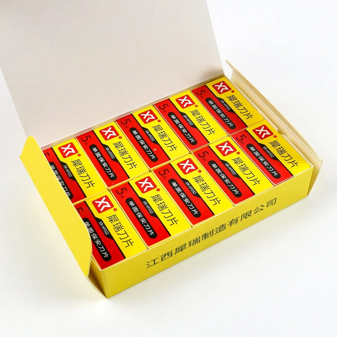 100PCS Single Edge Razor Blades Industrial Razor Blades Safety Razor Blades Individually Packed Used for Scrapers and Cutting Tools