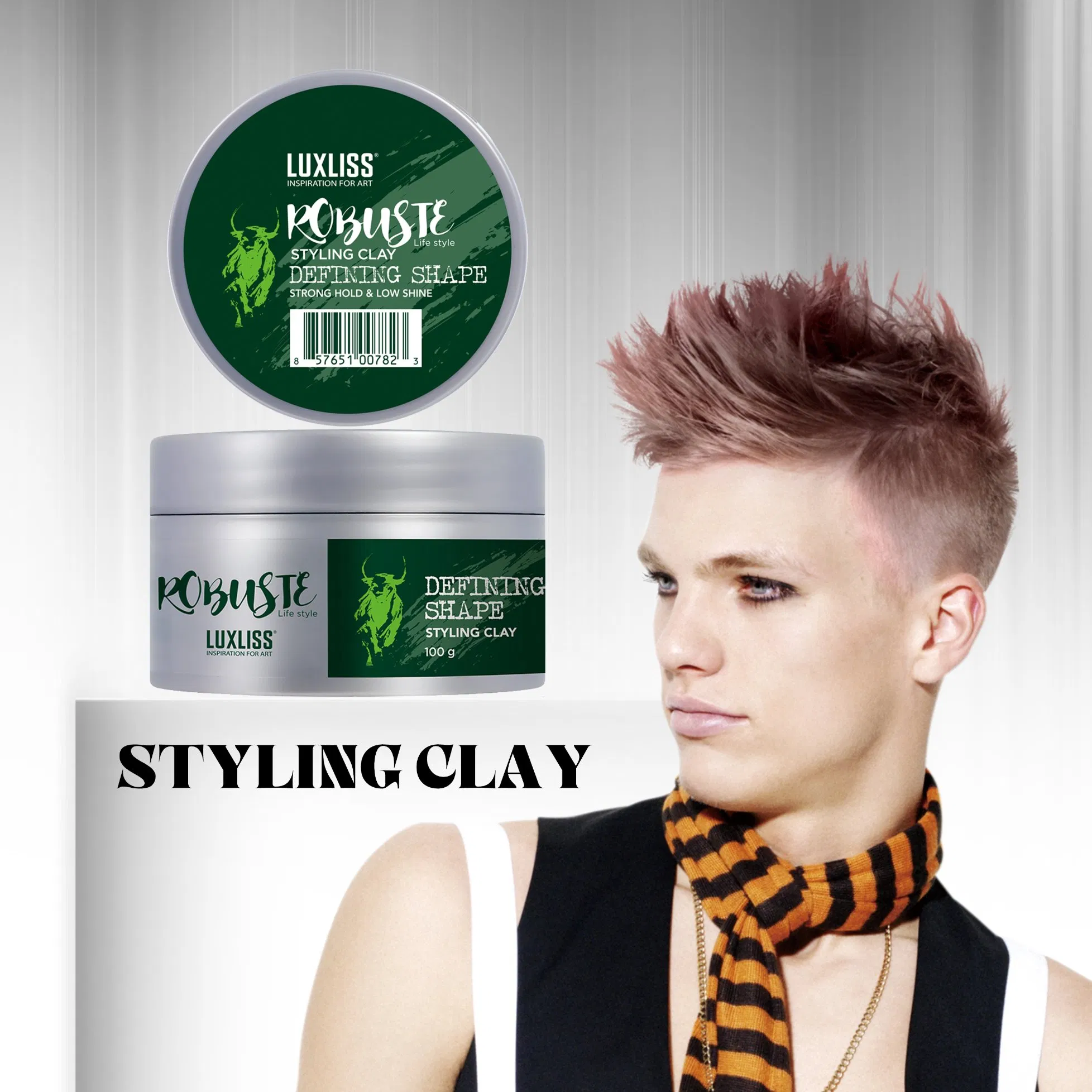 Luxliss Private Label Hair Styling Paste Men Clay Fashion Style Hair Care