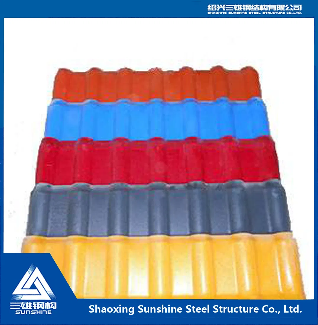 Apvc Anti-Corrosive Composite Roof Tile for Villa