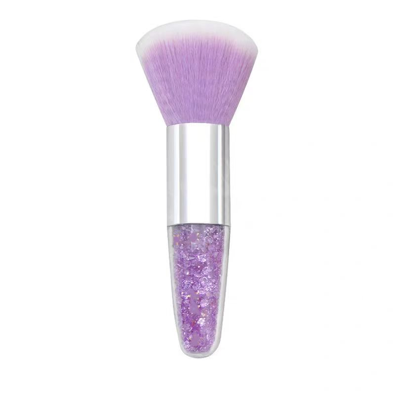 New Design Wholesale Masonite Grain Transparent Rod Foundation Brush Makeup Brushes