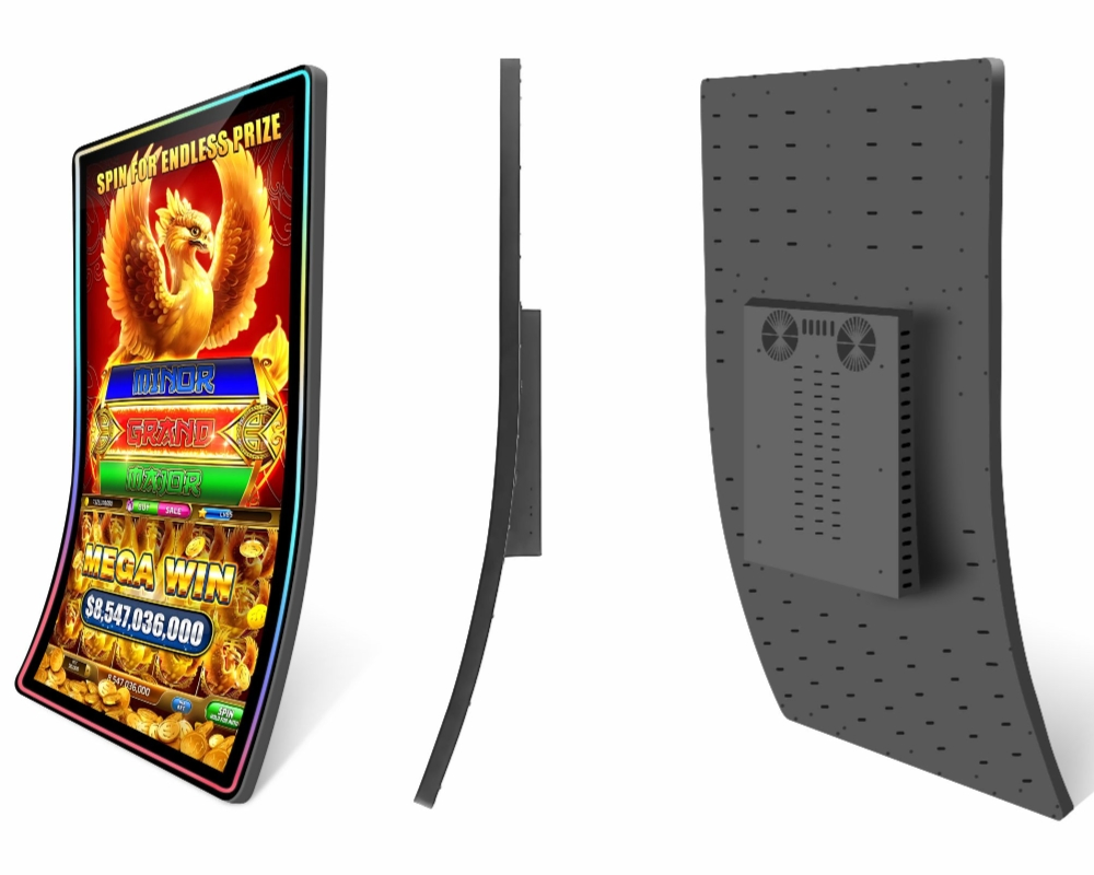 Custom Best Touch LED Bar Curved Gaming Monitor for Casino Vending Slot Machine Jackpot Arcade Games