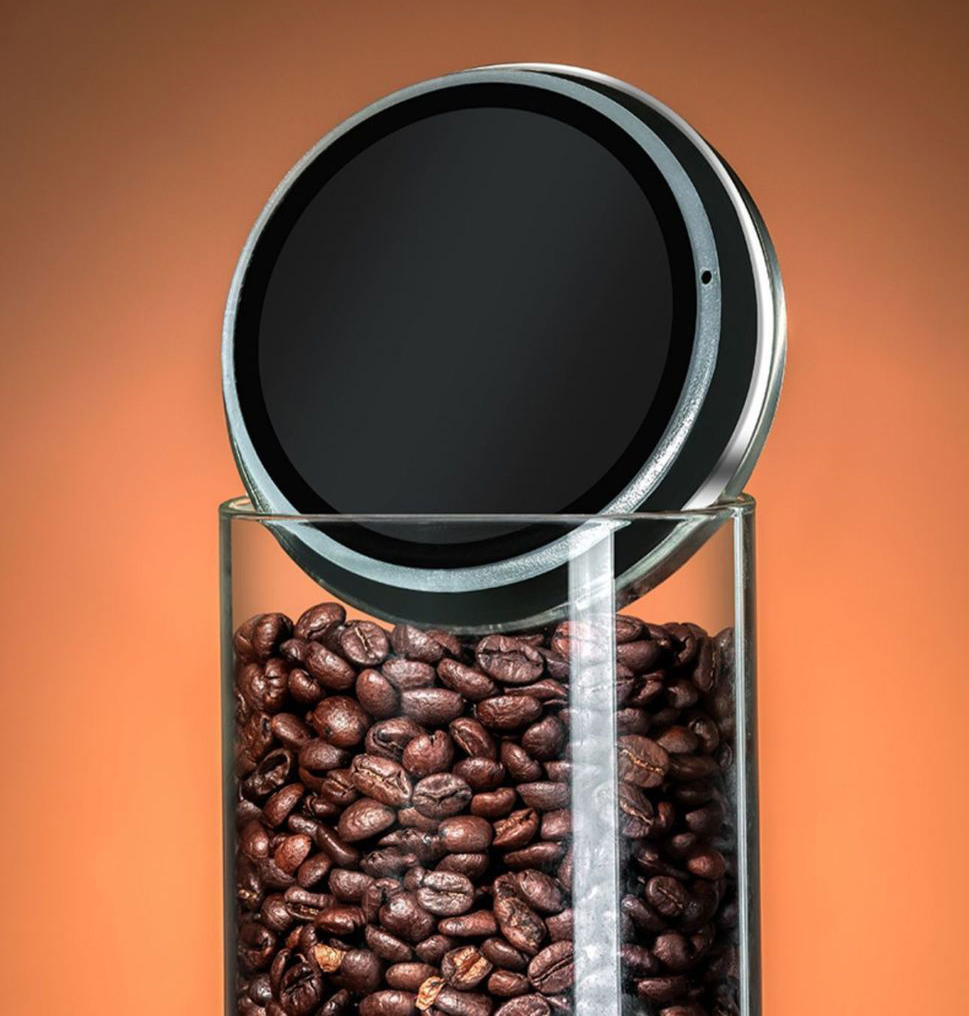 Большая герметичная банка для хранения кофейных зерен