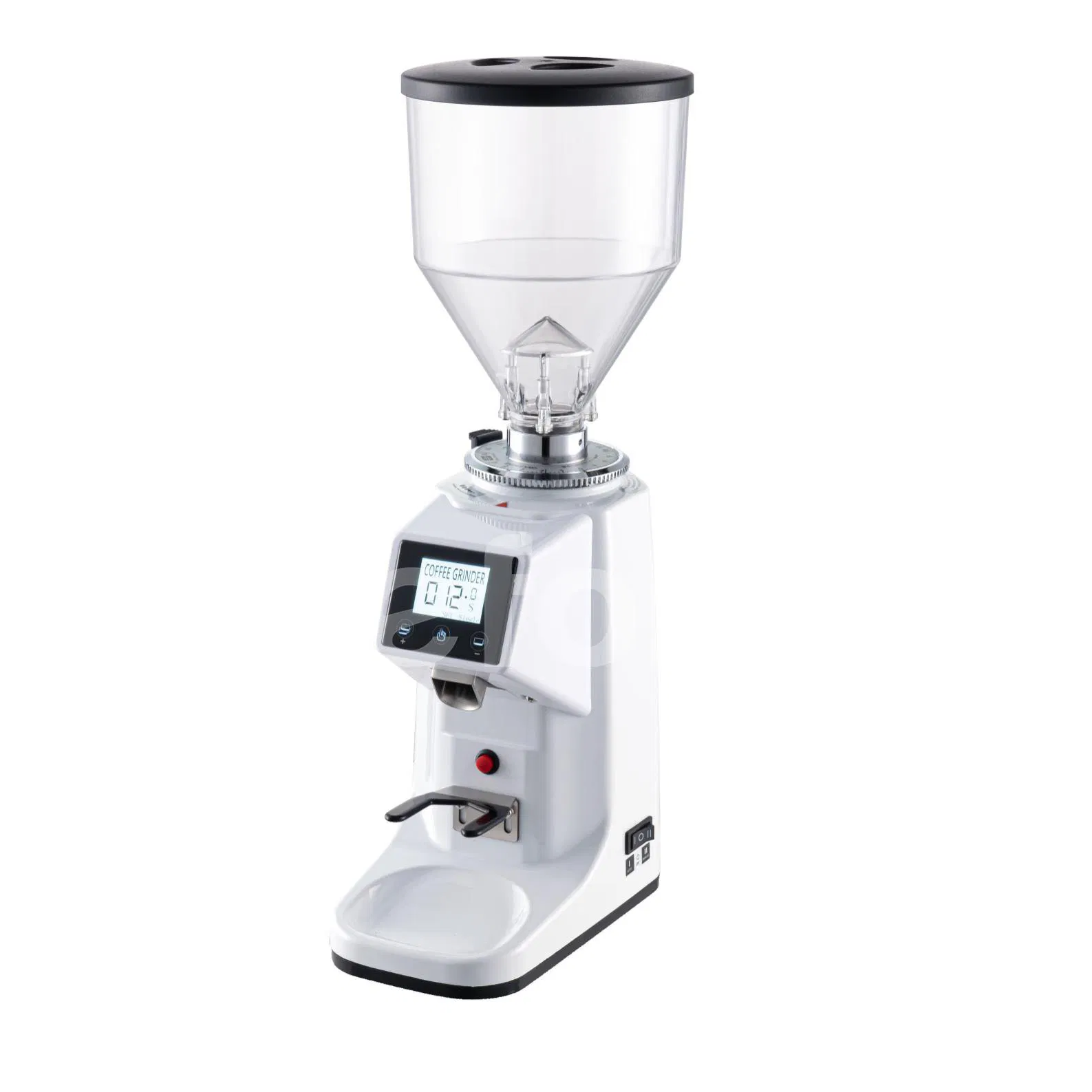Electronic Touch Control 60mm Flat Burr Industrial Commercial Manual Electric Coffee Grinder