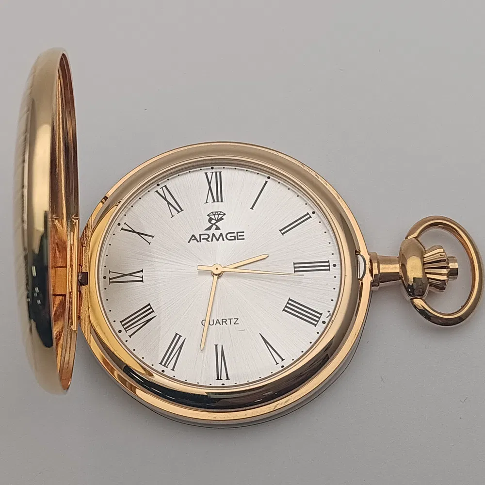 50mm Brass Antique Mechanical Pocket Watches for Men Gift