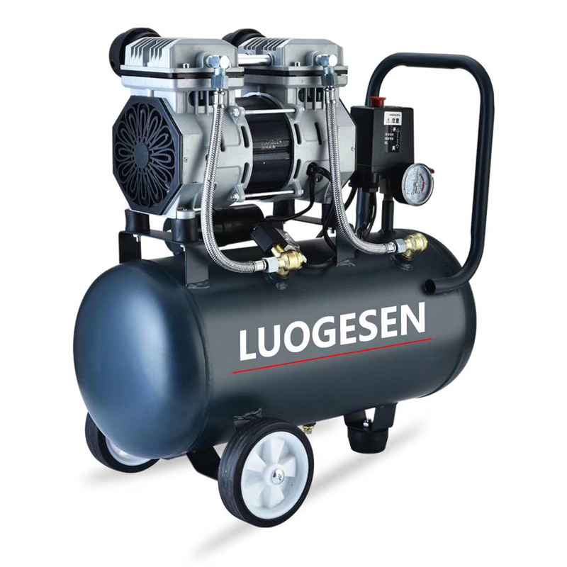 Поршневой безмасляный компрессор Luogesen 18л, 1390Вт