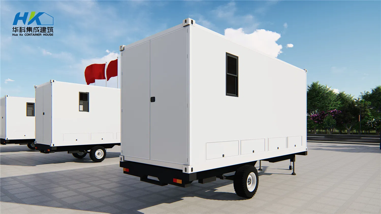 Modular Prefab Steel Strucutre Trailer House /Caravan.