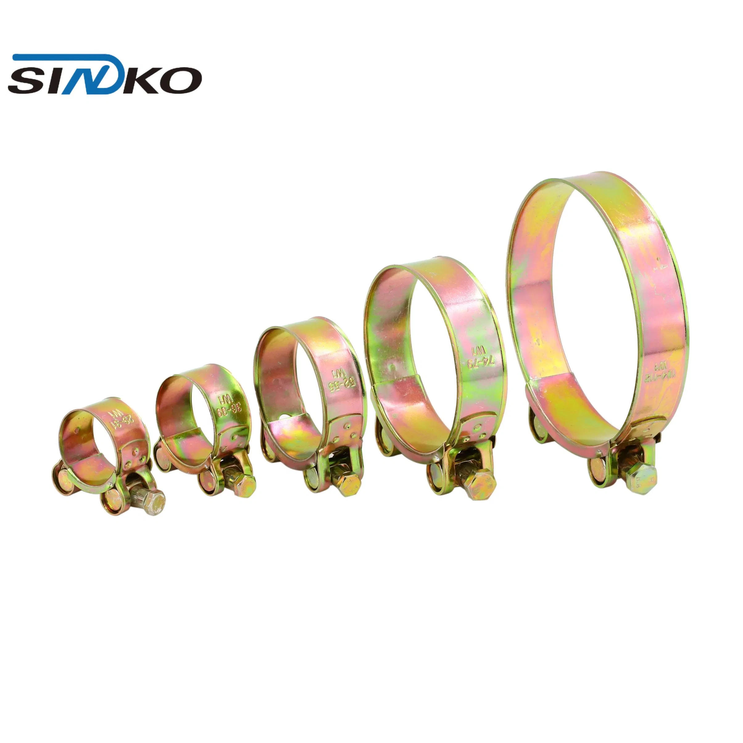 Stainless Steel and Galvanized European Type T-Bolt Hose Clamp