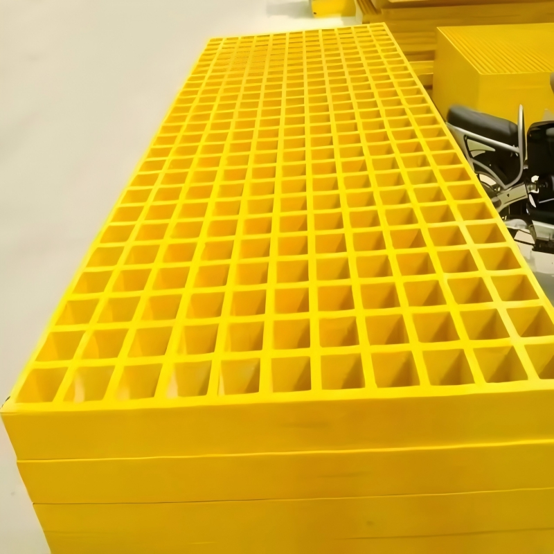 High Strength Glass Fiber Flooring Grating Grid Tiles FRP Grating for Indoor
