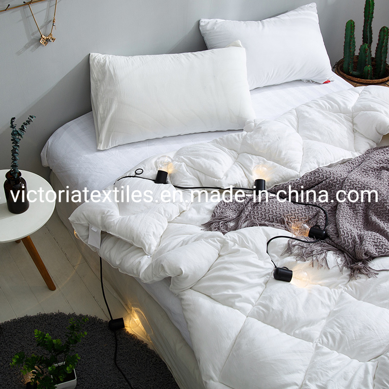 Home Comforter Set - Twin/Twin Extra Long - Ultra-Soft - Premium 800 Series - All Season Warmth (Twin/Twin XL, White)