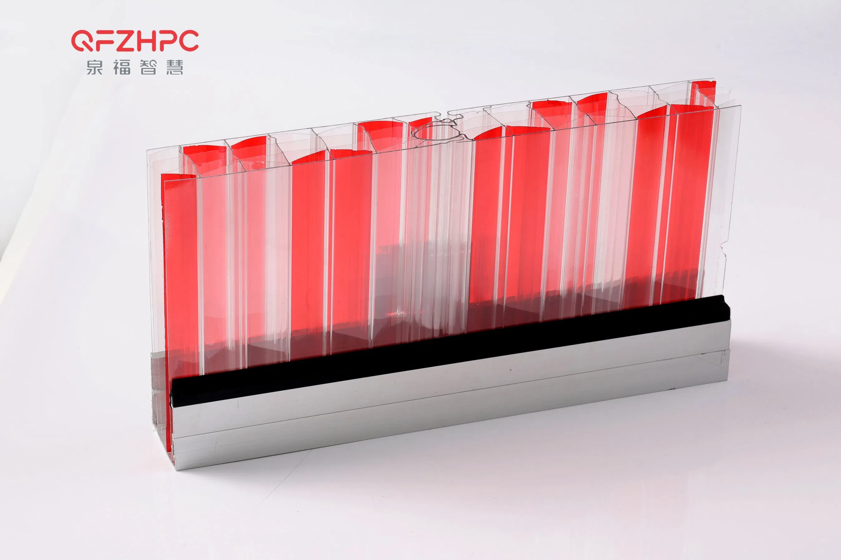 Quanfu Special Color X-Structure Plug-in Polycarbonate Sheet for Curtain Wall Decoration
