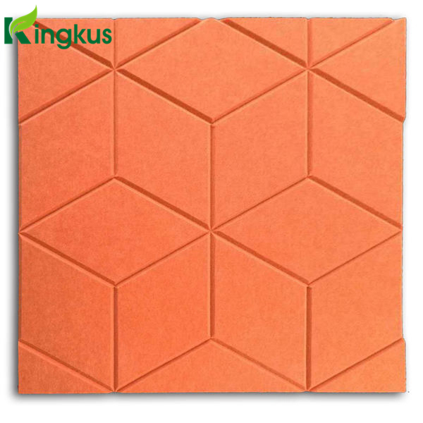 Fire-Resistant Lower Price Polyester Fiber Acoustic Panel
