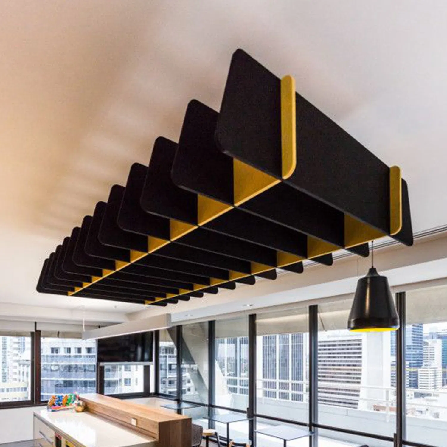 Pet Wall Polyester Fiber Acoustic Panel Ceiling Tile Soundproofing Sound-Absorbing Board