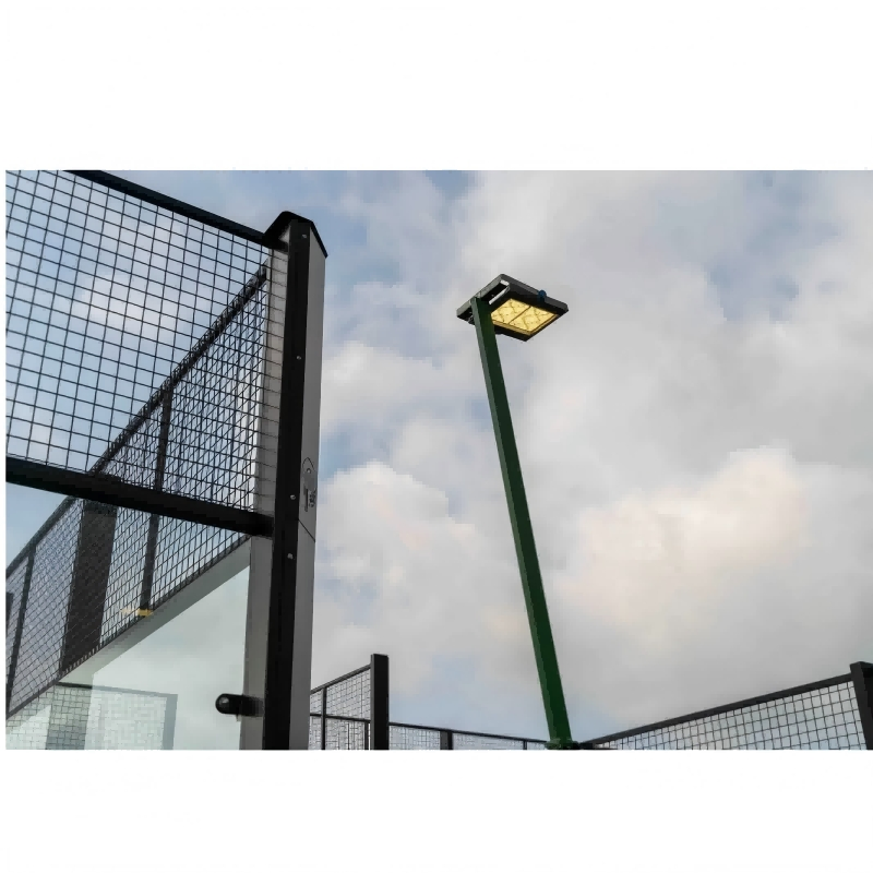 Panoramic Steel Structure Padel Court Fence System for Professional Tournaments