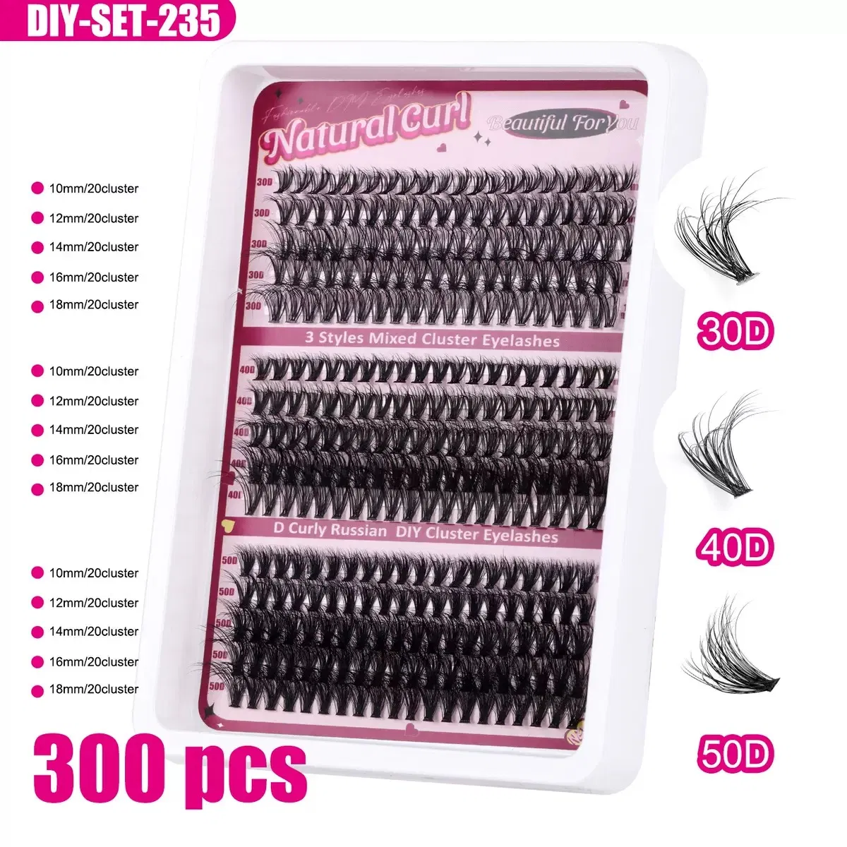 Tweeze and Glue Lash Remover Profession Makeup Accessories for Woman Kawaii Eyelash