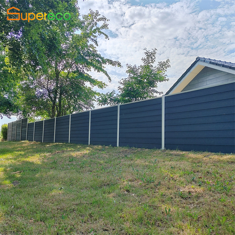 Co-Extrusion Wood Plastic Panels WPC Garden Composite Fencing