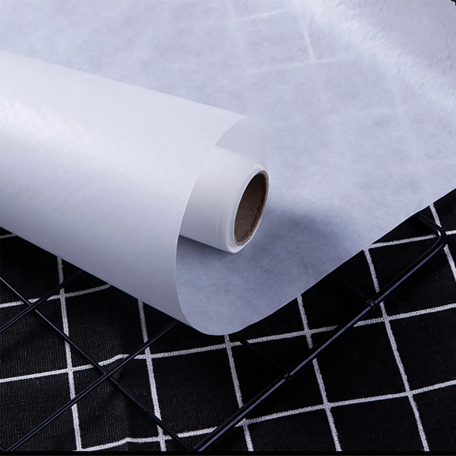 Custom Heat Resistant Non Stick Grease Proof Kitchen Oven Cake Reusable Silicon Coated Disposable Parchment Bake Paper