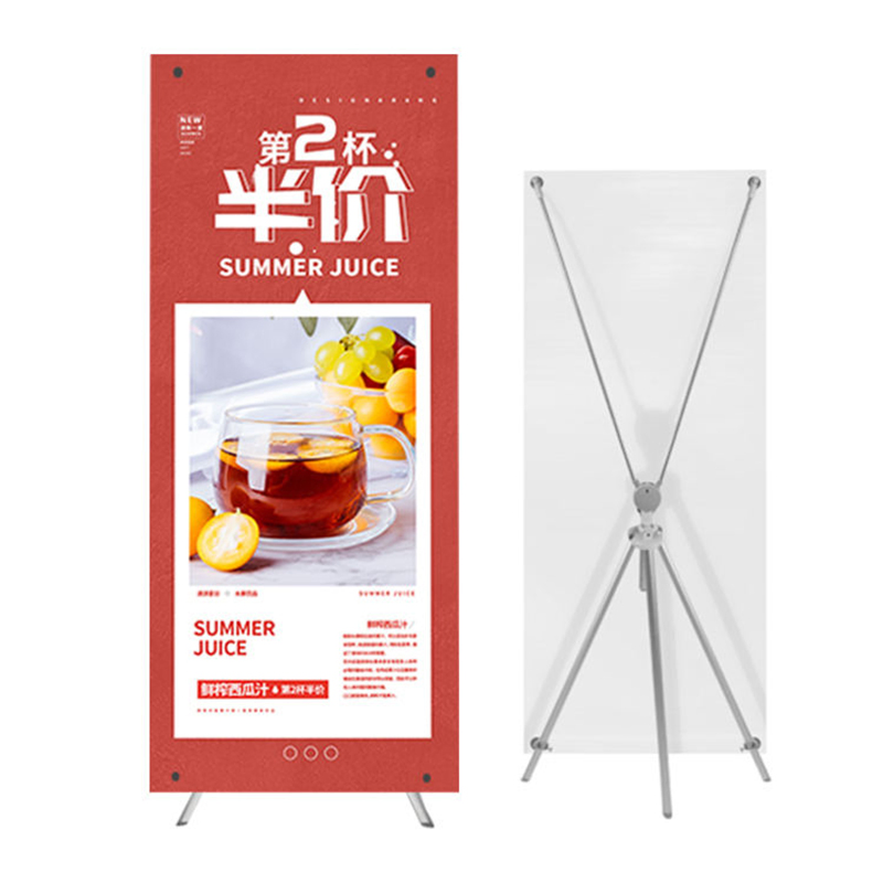 X Banner Stand Display X Stand Advertising Black X Stand Roll up up Banner by Sea/air Economical Korean Style Indoor and Outdoor