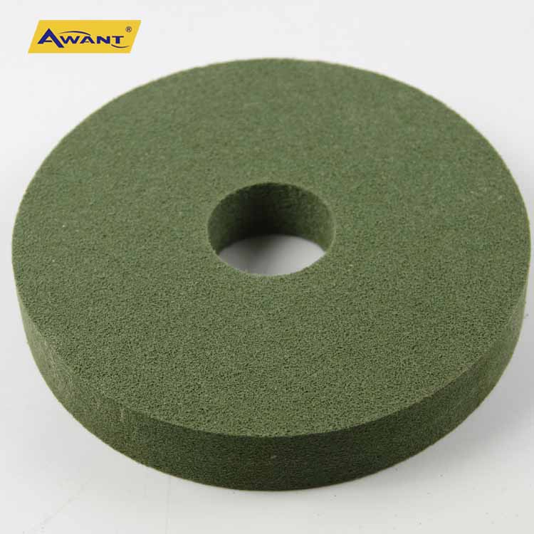 6 Inch Green Favorable Nylon Non Woven Wheel for Steel Metal Iron