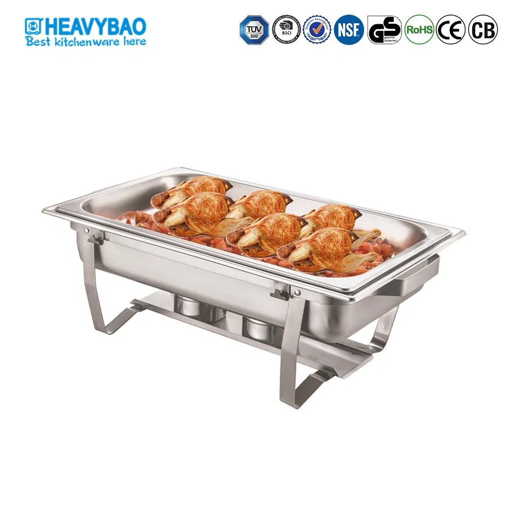 Heavybao Buffet Catering Equipment Food Warmer Stainless Steel Chafing Dishes