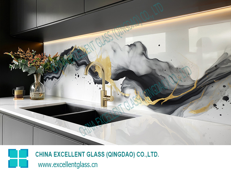 Painted Glass, Vinyl Back Painted Glass, Lacquered Glass