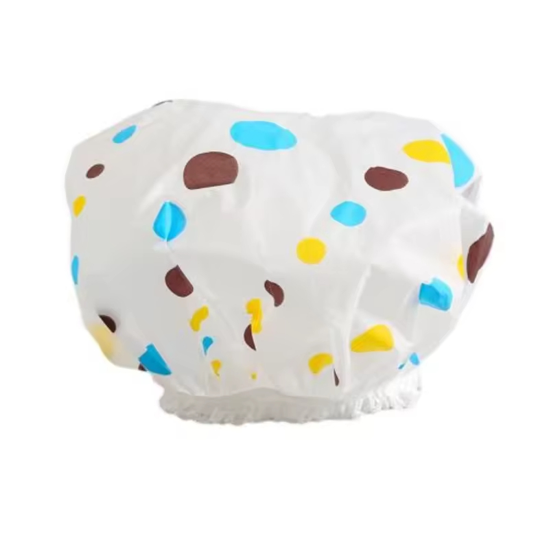 Bestselling Fashionable Cutebath Cap Thickened Material Elastic Band Shower Cap