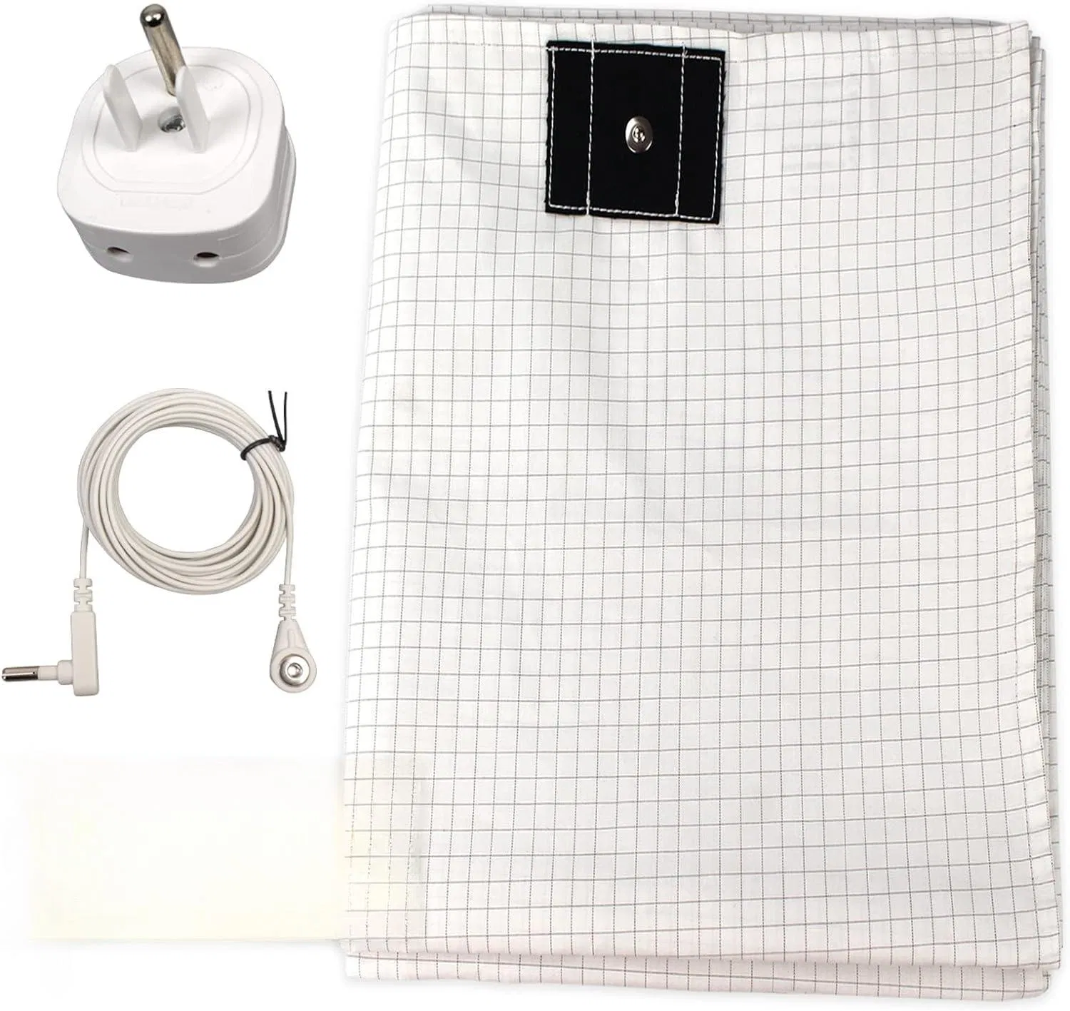 Discover Serene Slumber: Lavish Organic Cotton Earthing Sheet, Featuring Conductive Silver Fiber, for a Perfect Night's Rest and Enhanced Wellness