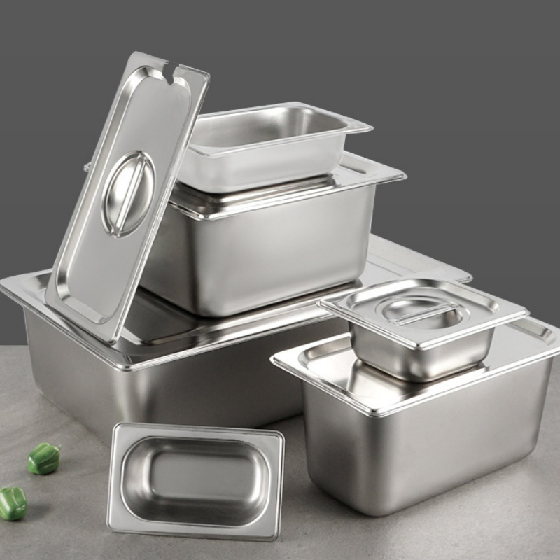 Гастроемкости GN из нержавеющей стали 304 для шведского стола