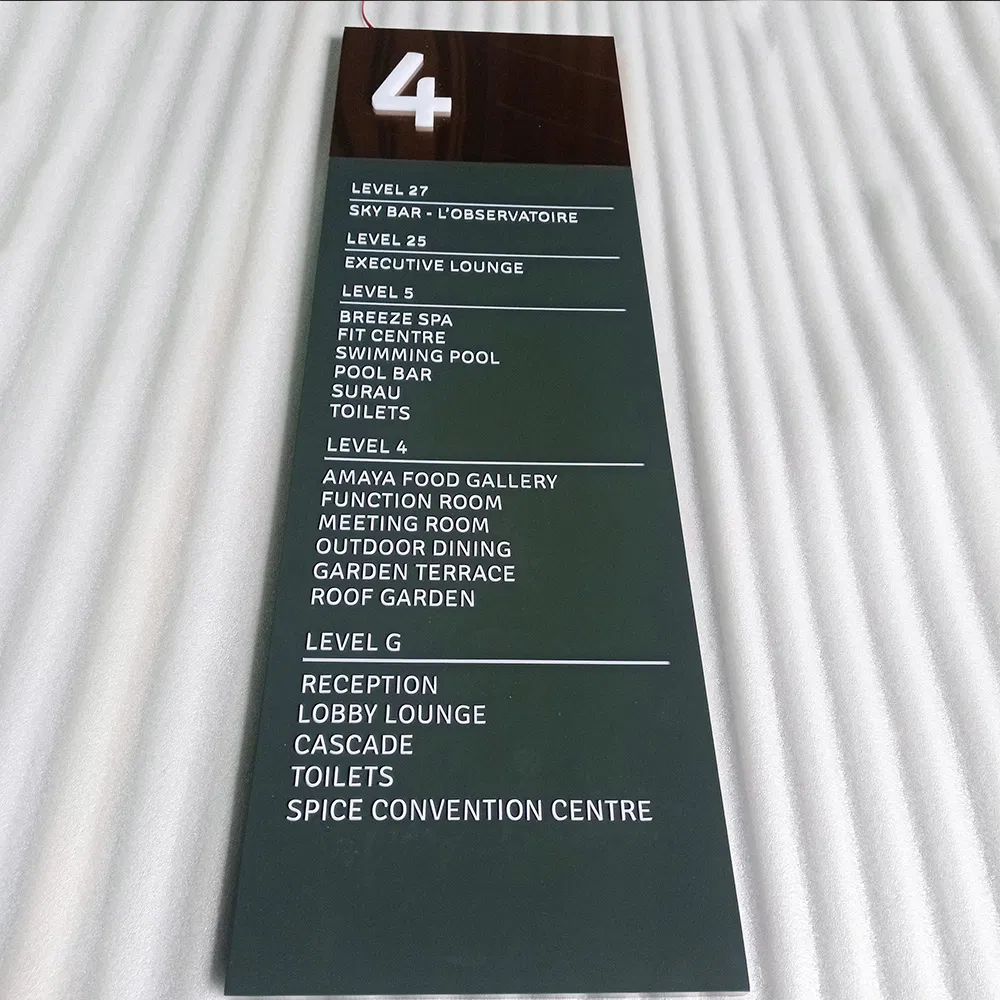 Customized Size Metal Illuminated Advertising Pylon Sign with LED Light