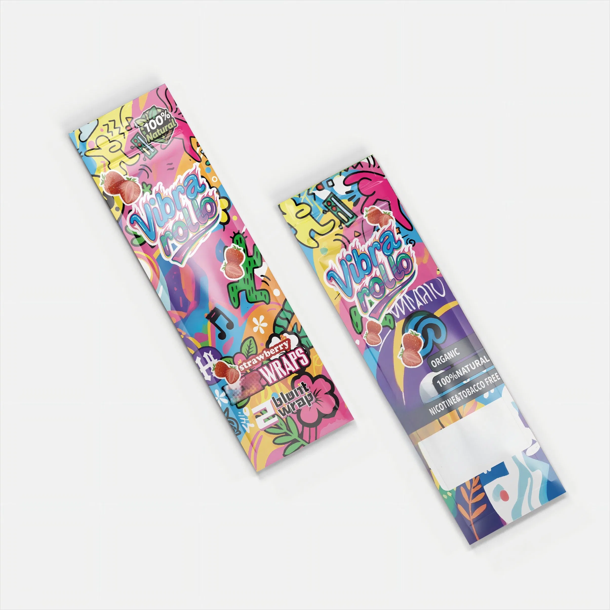 Strawberry Flavor Rolling Cigarette King Size Rolled Blunt Wraps